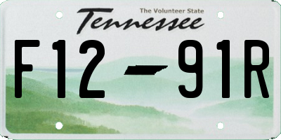 TN license plate F1291R