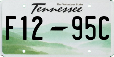 TN license plate F1295C