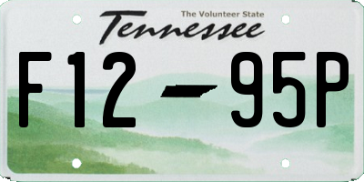 TN license plate F1295P
