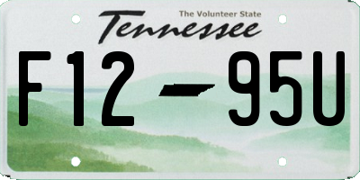 TN license plate F1295U