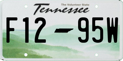 TN license plate F1295W