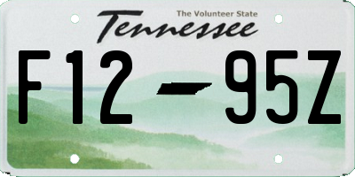 TN license plate F1295Z