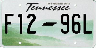 TN license plate F1296L