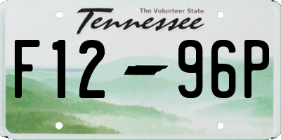 TN license plate F1296P