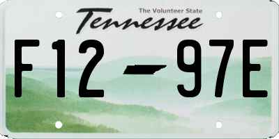 TN license plate F1297E