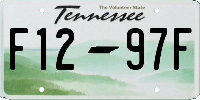 TN license plate F1297F