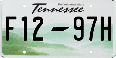 TN license plate F1297H