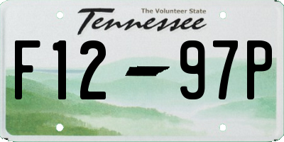 TN license plate F1297P