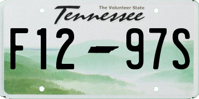 TN license plate F1297S