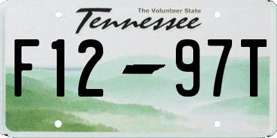 TN license plate F1297T