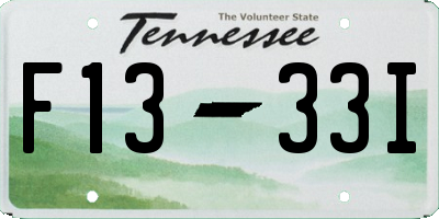 TN license plate F1333I