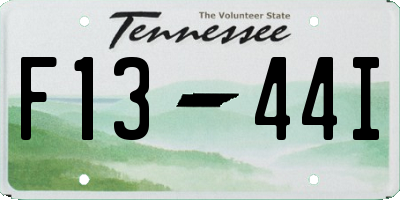 TN license plate F1344I