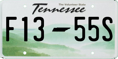TN license plate F1355S
