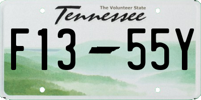 TN license plate F1355Y