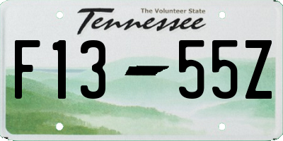 TN license plate F1355Z