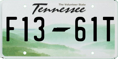 TN license plate F1361T