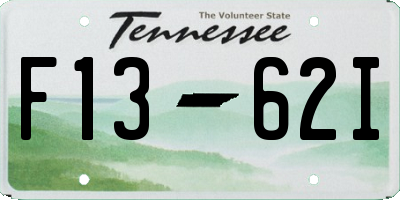 TN license plate F1362I