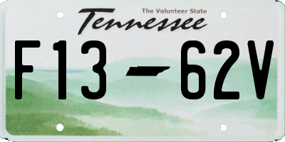 TN license plate F1362V