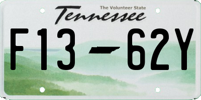 TN license plate F1362Y