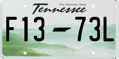 TN license plate F1373L