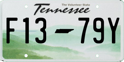 TN license plate F1379Y