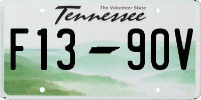 TN license plate F1390V