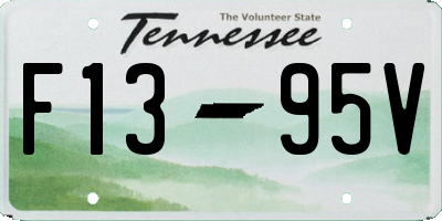TN license plate F1395V