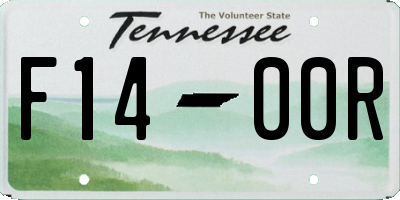 TN license plate F1400R