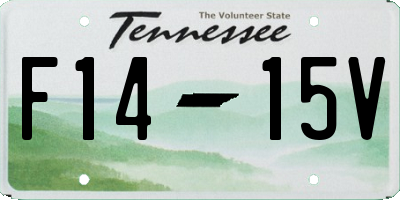 TN license plate F1415V