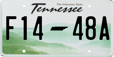 TN license plate F1448A
