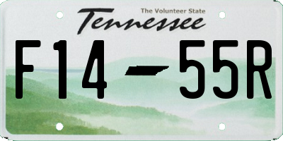 TN license plate F1455R