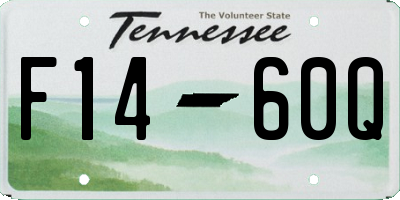 TN license plate F1460Q