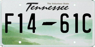 TN license plate F1461C