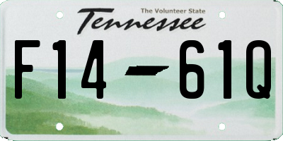 TN license plate F1461Q