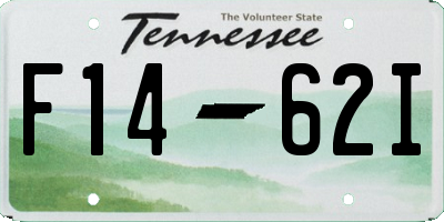 TN license plate F1462I