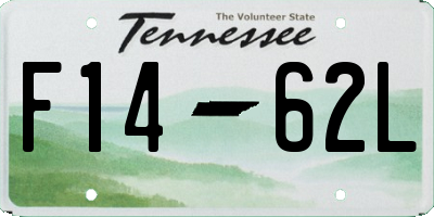 TN license plate F1462L