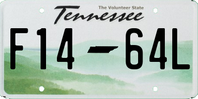 TN license plate F1464L