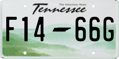 TN license plate F1466G