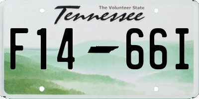 TN license plate F1466I