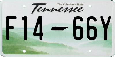 TN license plate F1466Y