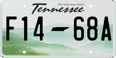 TN license plate F1468A