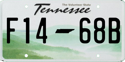 TN license plate F1468B
