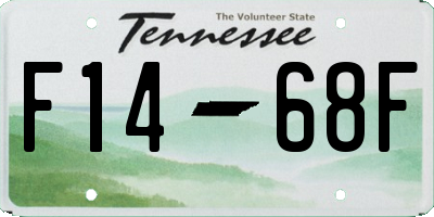 TN license plate F1468F