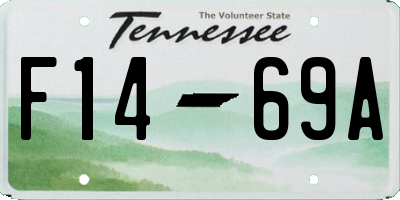 TN license plate F1469A