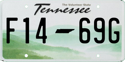TN license plate F1469G