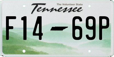 TN license plate F1469P
