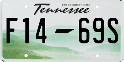 TN license plate F1469S