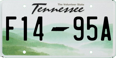 TN license plate F1495A