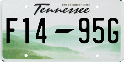 TN license plate F1495G