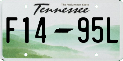 TN license plate F1495L
